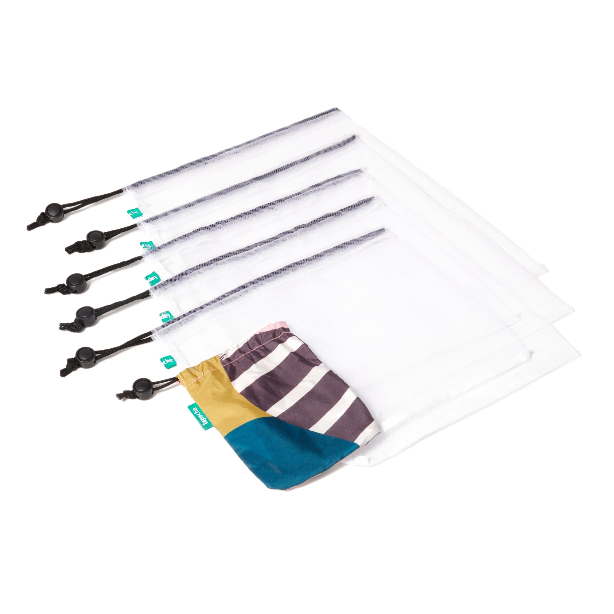 Packable Shopper & Produce Bags Pack - abstract