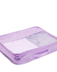 Luggage Organiser 4 Pack - lilac