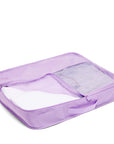 Luggage Organiser 4 Pack - lilac