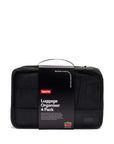Luggage Organiser 4 Pack - black
