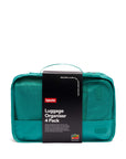 Luggage Organiser 4 Pack - spruce
