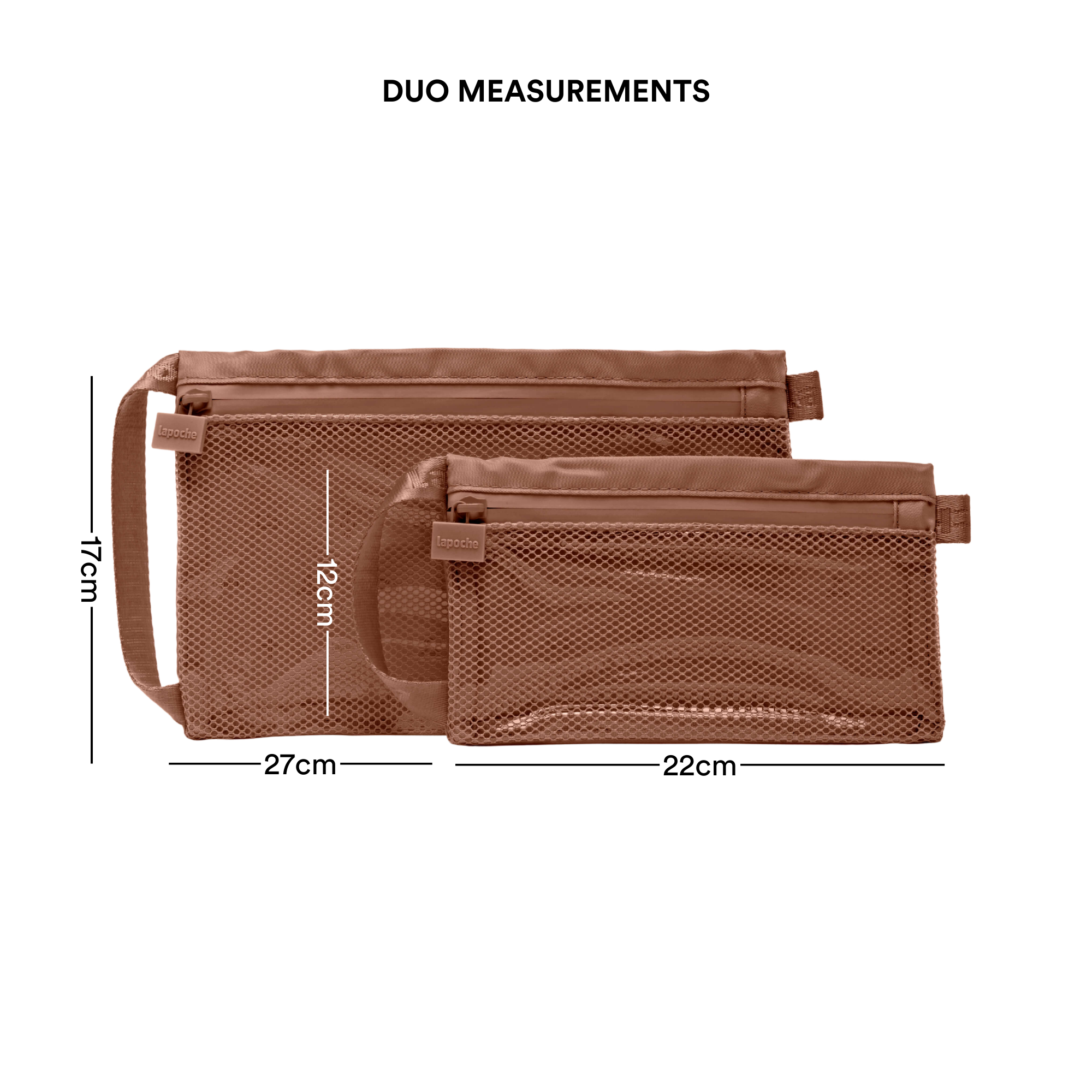 Watertight Pouch Duo - mocha