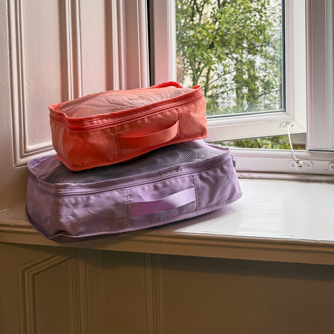 Luggage Organiser 4 Pack - apricot