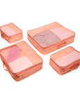 Luggage Organiser 4 Pack - apricot