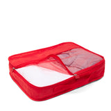 Luggage Organiser 4 Pack - red